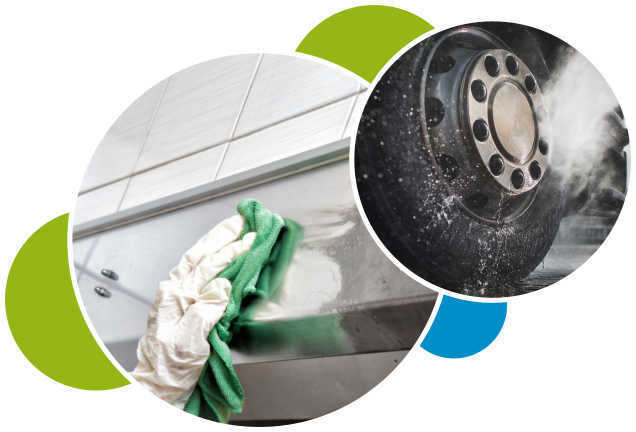 Reinigungsmittel für Industrie & Fahrzeuge